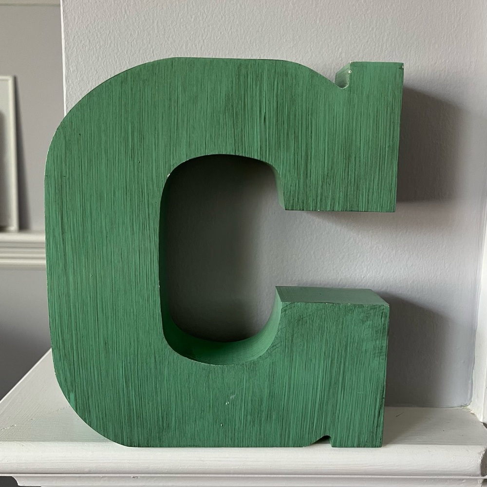 Mountable Wooden Alphabet Letter C